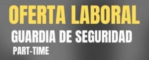 Guardias Para Fines De Semana(part Time)