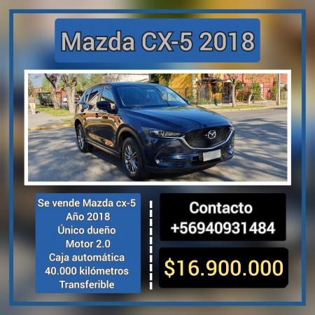 SE VENDE MAZDA CX-5 2018 