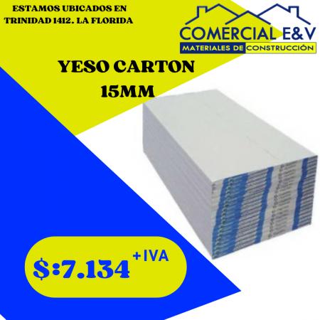 YESO CARTON 15MM