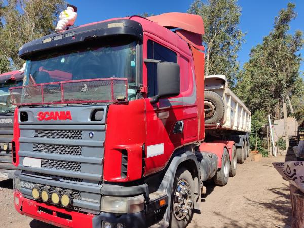 TRACTO CAMIÓN SCANIA R124 2005 + BATEA RANDON 2012
