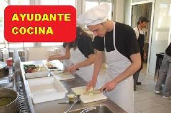 Busco Trabajo. Ayudante Cocina
