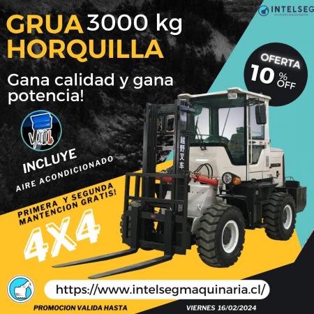 GRÚA HORQUILLA 3.000KG 