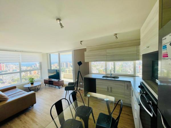 ARRIENDO DEPARTAMENTO NUEVO AMOBLADO 3D-2B-1ESTAC.