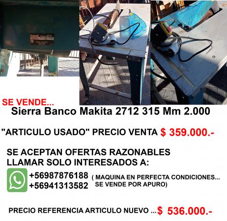 SIERRA BANCO MAKITA 2712 315MM