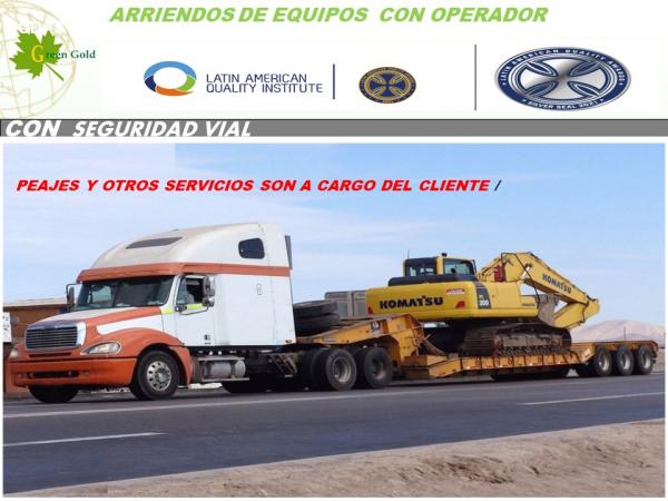 ARRIENDO CAMION TRACTO 6 X 4