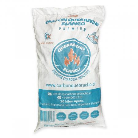 SACOS DE CARBÓN QUEBRACHO BLANCO 20 KG