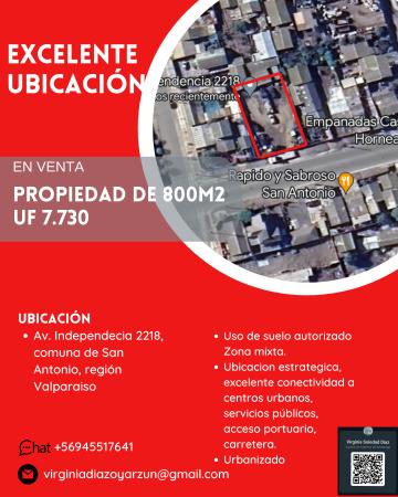 OPORTUNIDAD TERRENO EXCELENTE UBICACIÓN 