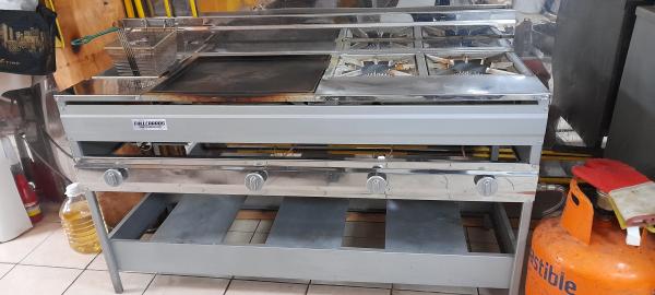 PLANCHA, FREIDORA Y FOGON