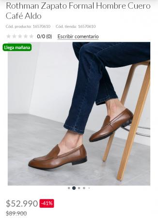 ZAPATO FORMAL ALDO DE CUERO