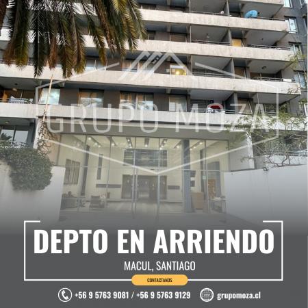 ARRIENDO DEPTO MACUL 2D + 2B