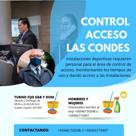 CONTROL ACCESO SAB Y DOM (LAS CONDES)
