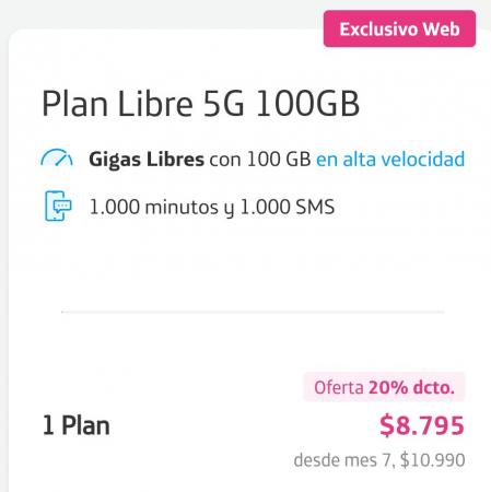PLAN LIBRE INICIAL 5G MOVISTAR