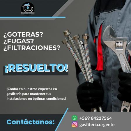 GASFITERÍA URGENTE, GASFÍTER A DOMICILIO 