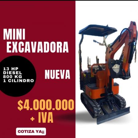 MINI EXCAVADORA NUEVA