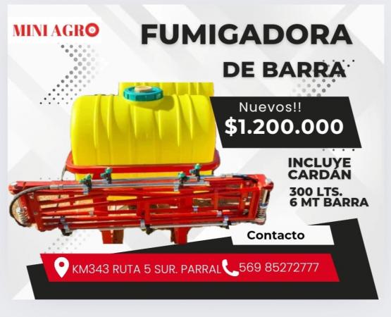 FUMIGADORA DE BARRA NUEVA