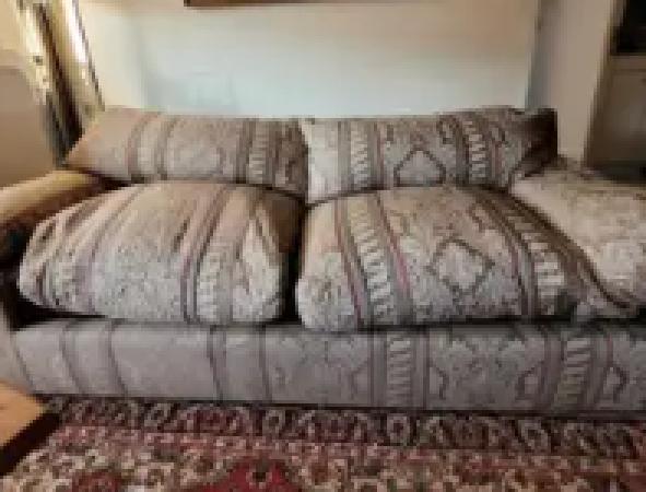 VENDO SOFA 2 CUERPOS DE PLUMAS 