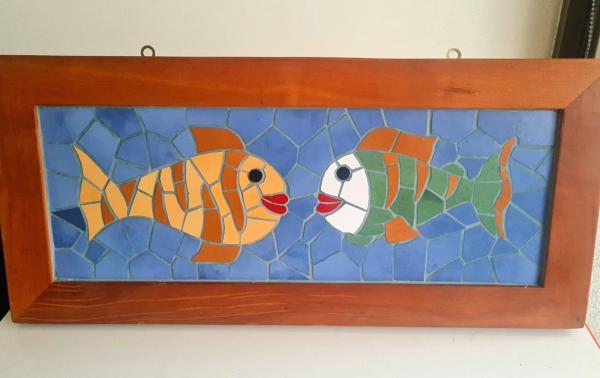 CUADRO MOSAICO MADERA NATIVA