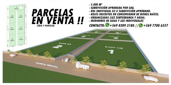 SE VENDEN PARCELAS EN POTRERO GRANDE
