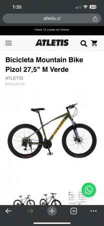 BICICLETA MONTAUN BIKE  27,5 UNISEX 
