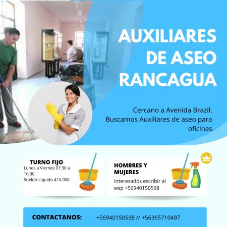 AUXILIAR DE ASEO RANCAGUA