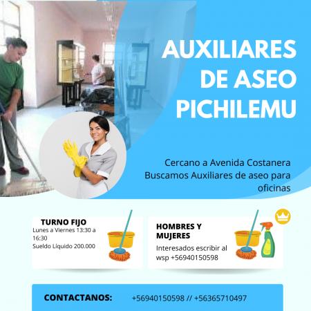 AUXILIAR DE ASEO PICHILEMU