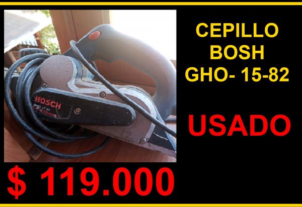 HERRAMIENTA ELÉCTRICA CEPILLO BOSH GHO 15-82