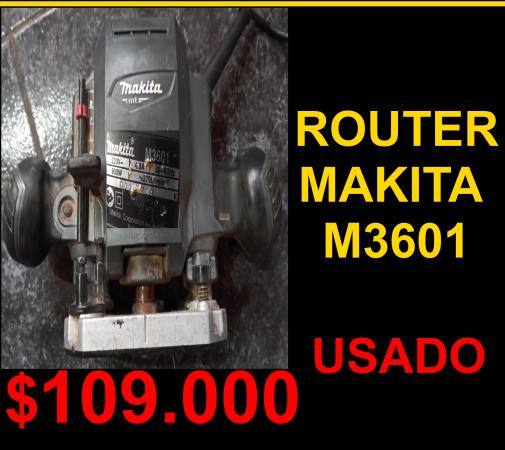 HERRAMIENTA ELÉCTRICA ROUTER MAKITA M3601