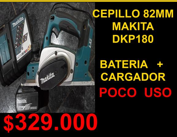 HERRAMIENTA INALAMBRICA - CEPILLO MAKITA DKP180
