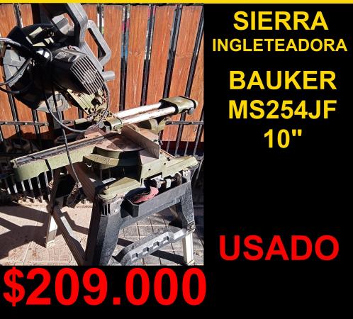 HERRAMIENTA - SIERRA INGLETEADORA BAUKER MS254JF