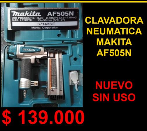 HERRAMIENTA - CLAVADORA NEUMÁTICA MAKITA AF505N