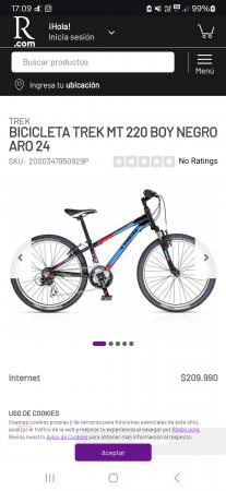 BICICLETA TREK T220 