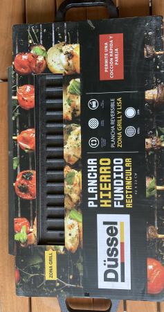 PARRILLA PLANCHA FIERRO FUNDIDO 2 LADOS, NUEVAS