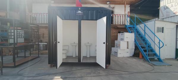 CONTENEDOR MODULAR BAÑO INDIVIDUAL DOBLE
