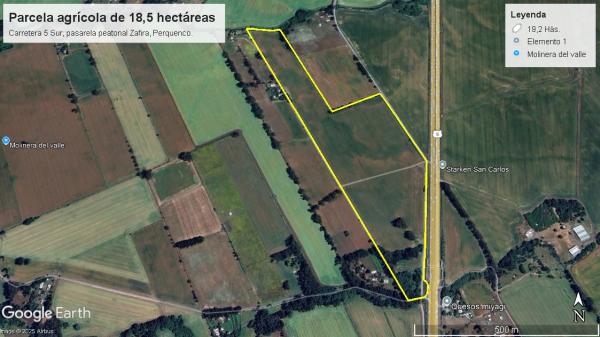 PARCELA AGRÍCOLA DE 18,5 HÁS., PERQUENCO