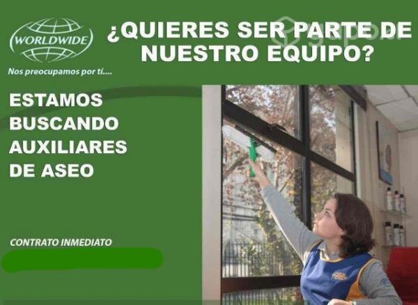 AUXILIARES DE ASEO
