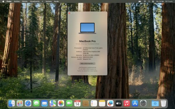 MACBOOK PRO INTEL CORE I7 2.7 GHZ 16GB 1TB 