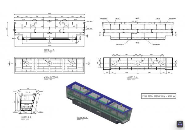 REALIZO PLANOS MECÁNICOS, ESTRUCTURAS METÁLICAS, 