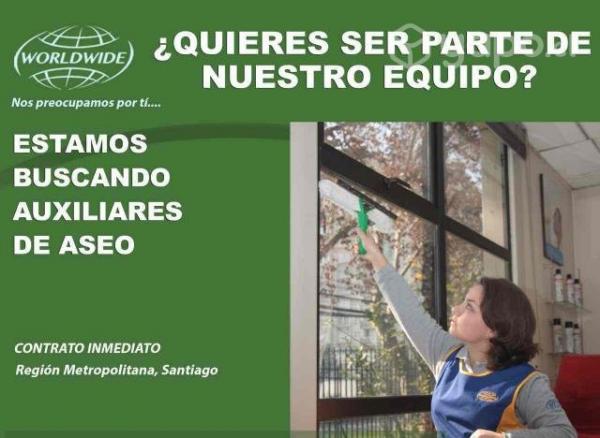 AUXILIAR ASEO  LAS CONDES