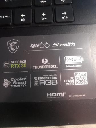 NOTEBOOK GAMER MSI GS66 STEALTH