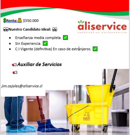 AUXILIAR DE ASEO- HOMBRE