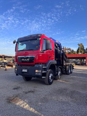 MAN TGS 41.440  8X4  2019 PLUMA 15 TONS