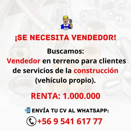 VENDEDOR EN TERRENO A CLIENTES DE SERVICIOS 
