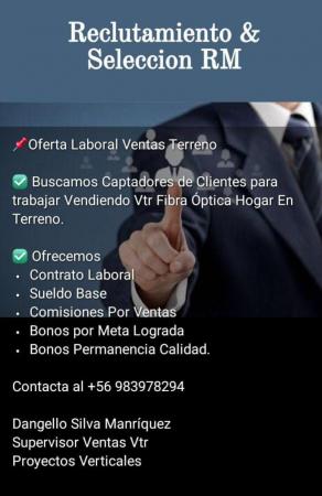 INTEGRAVENTAS  BUSCA VENDEDORES PARA VTR