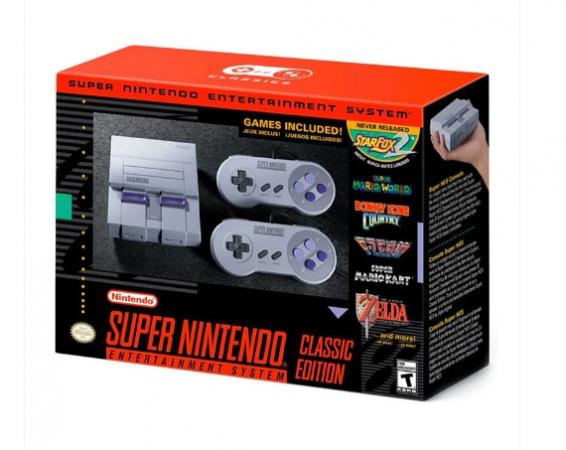 SUPER NINTENDO SUPERNES CLASSIC EDITION MINI 2CONT