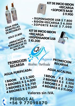 VENTA DE AGUA PURIFICADA 