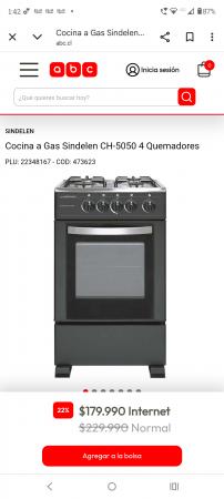 SE VENDE COCINA SINDELEN NUEVA
