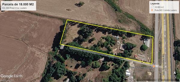 Terreno 18.000 M2 Ruta 5 Sur, Lautaro