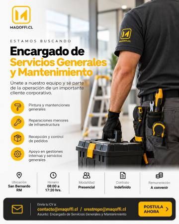 Encargado De Servicios Generales